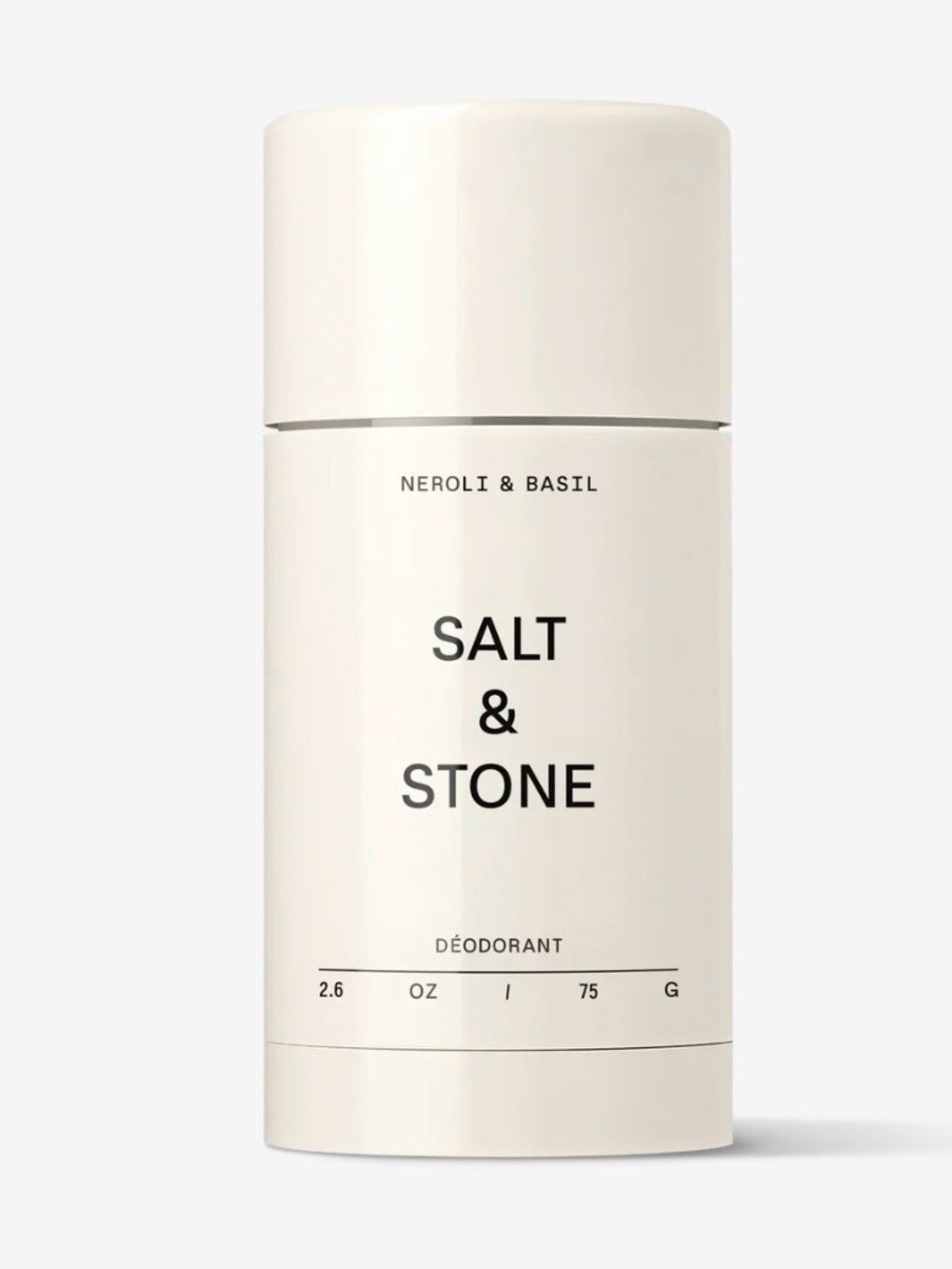 Salt and Stone Neroli & Basil Deodorant Stick - Cream